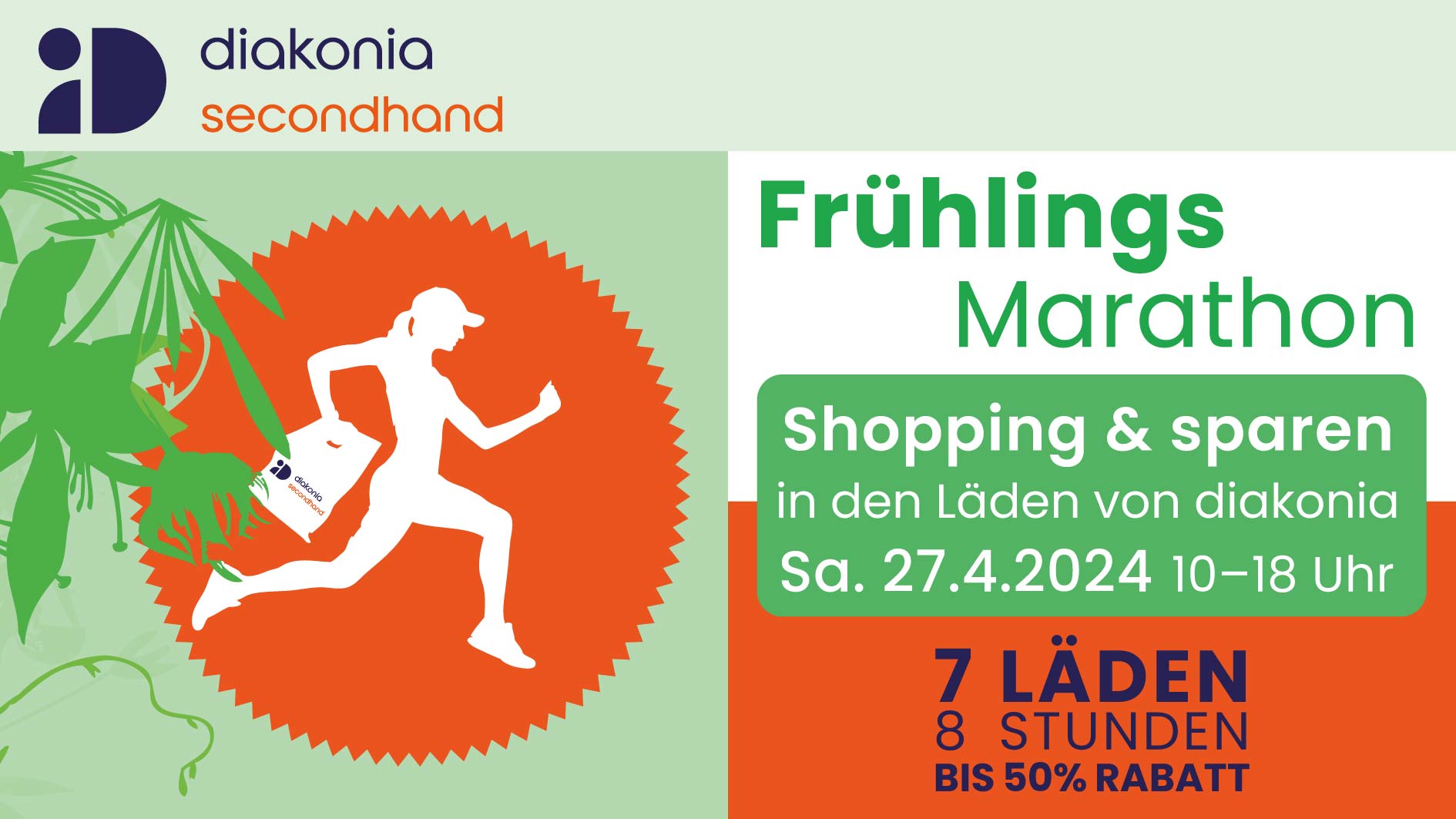diakonia Secondhand Shopping Marathon am 27. April
