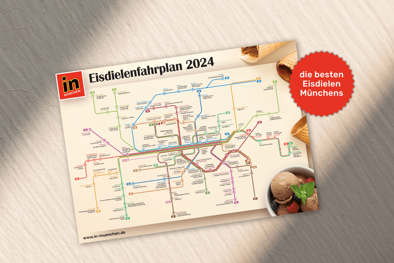 Eisdielenfahrplan München - mit U-Bahn und S-Bahn zu den besten Eisdielen