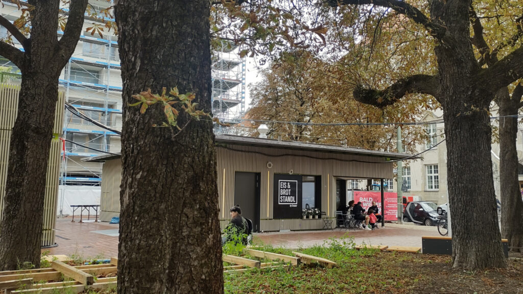 Der Eis- und Brotstand am Elisabethmarkt