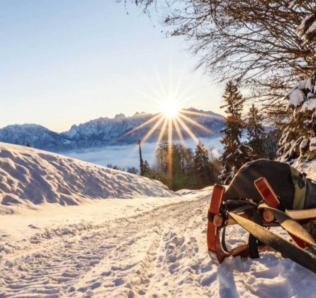 Schlittenfahren und Rodeln in und um München: Oberaudorf